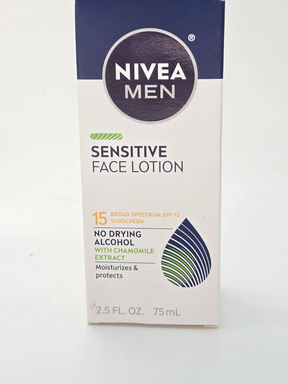 NIVEA Men Age Defense Serum + Sensitive SPF 15 Face Lotion Set